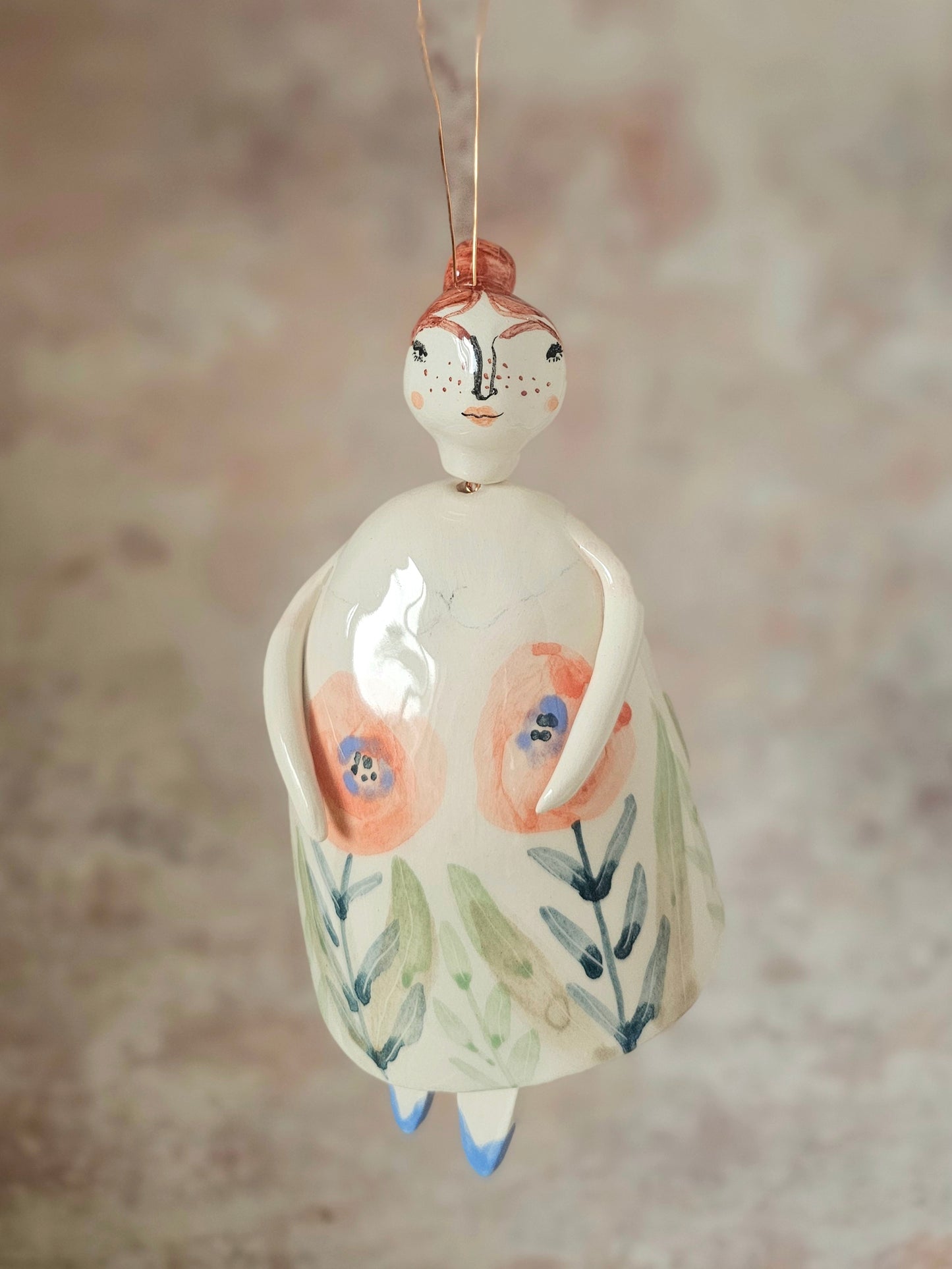 Lade Belle the handmade ceramic bell