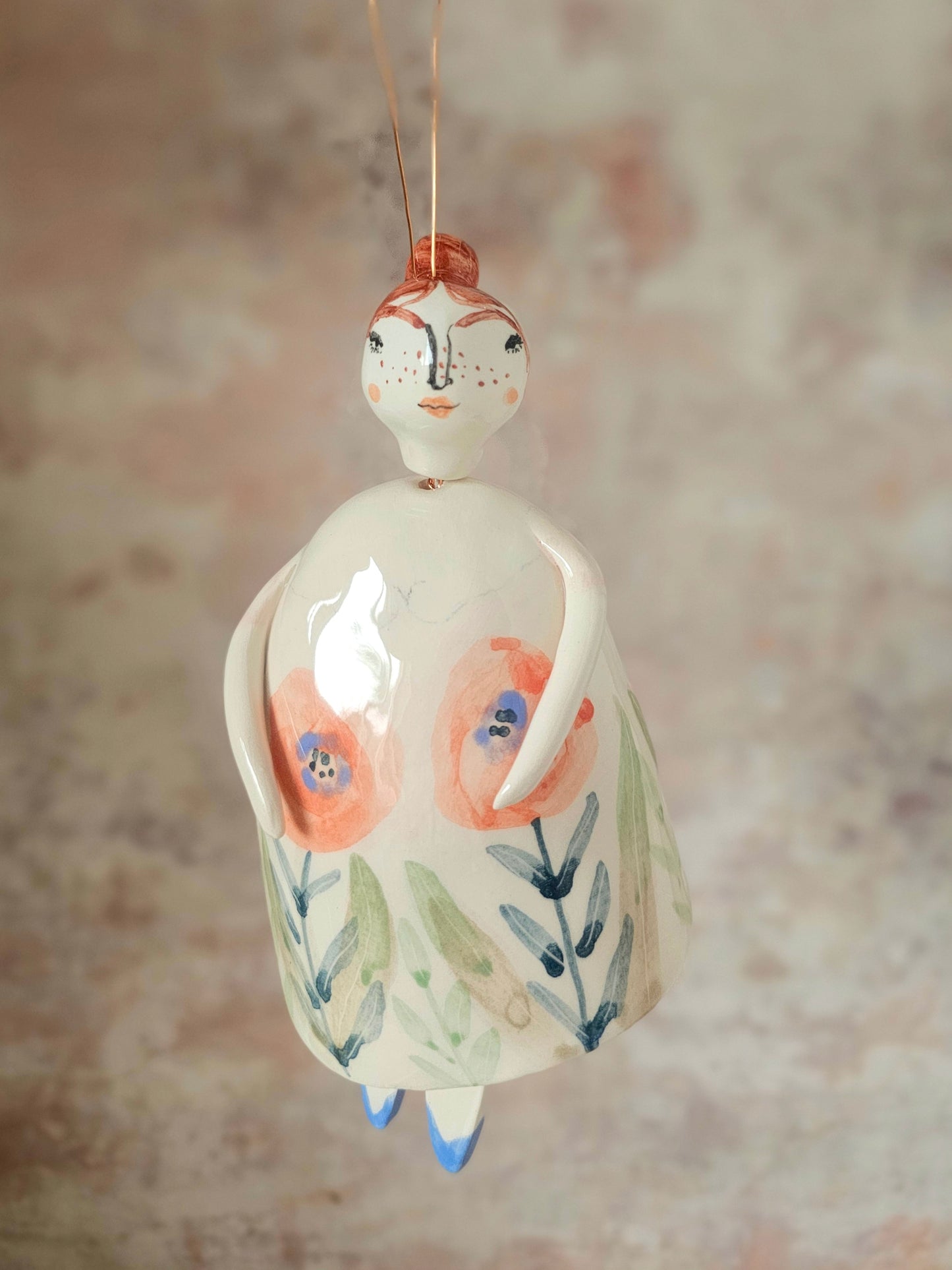 Lade Belle the handmade ceramic bell
