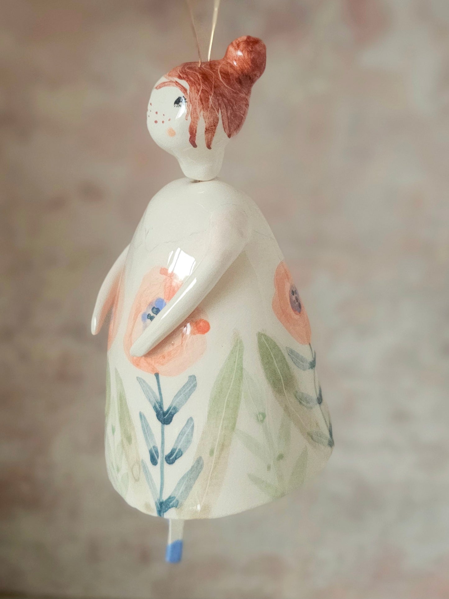 Lade Belle the handmade ceramic bell