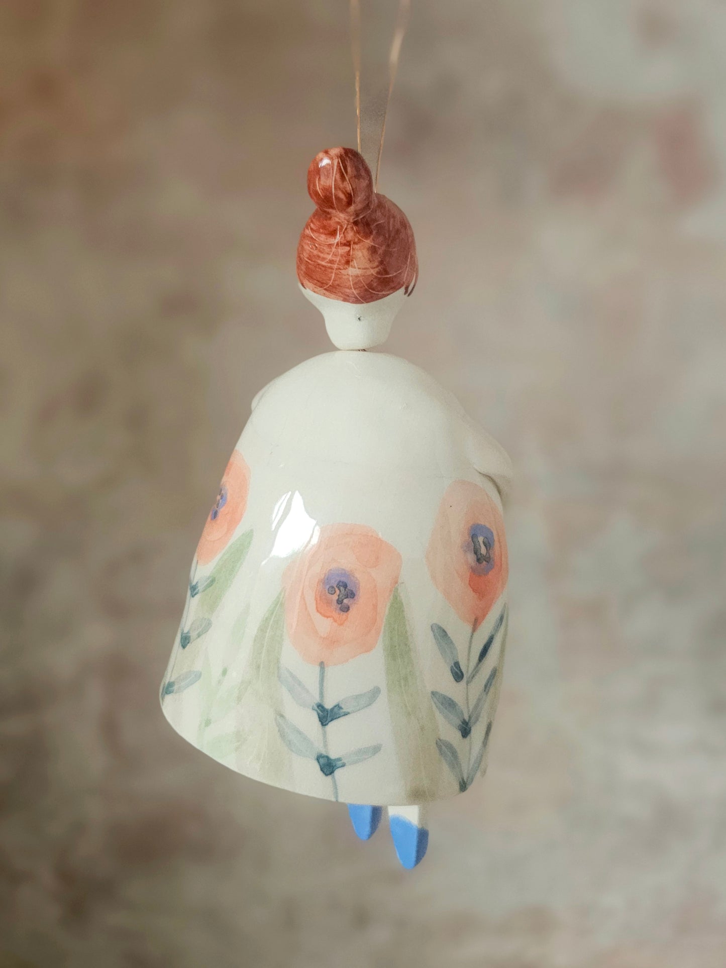 Lade Belle the handmade ceramic bell