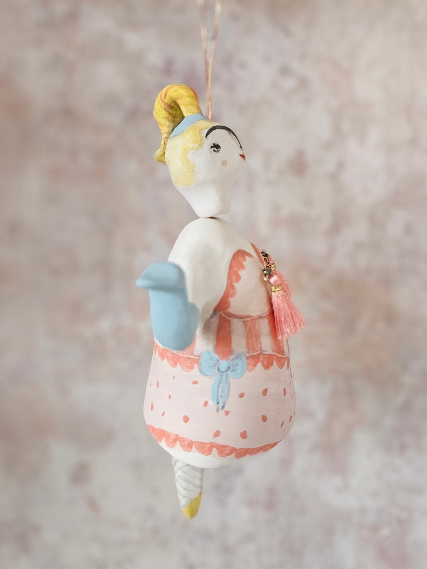 Burlesque Bertie ceramic handmade Bell
