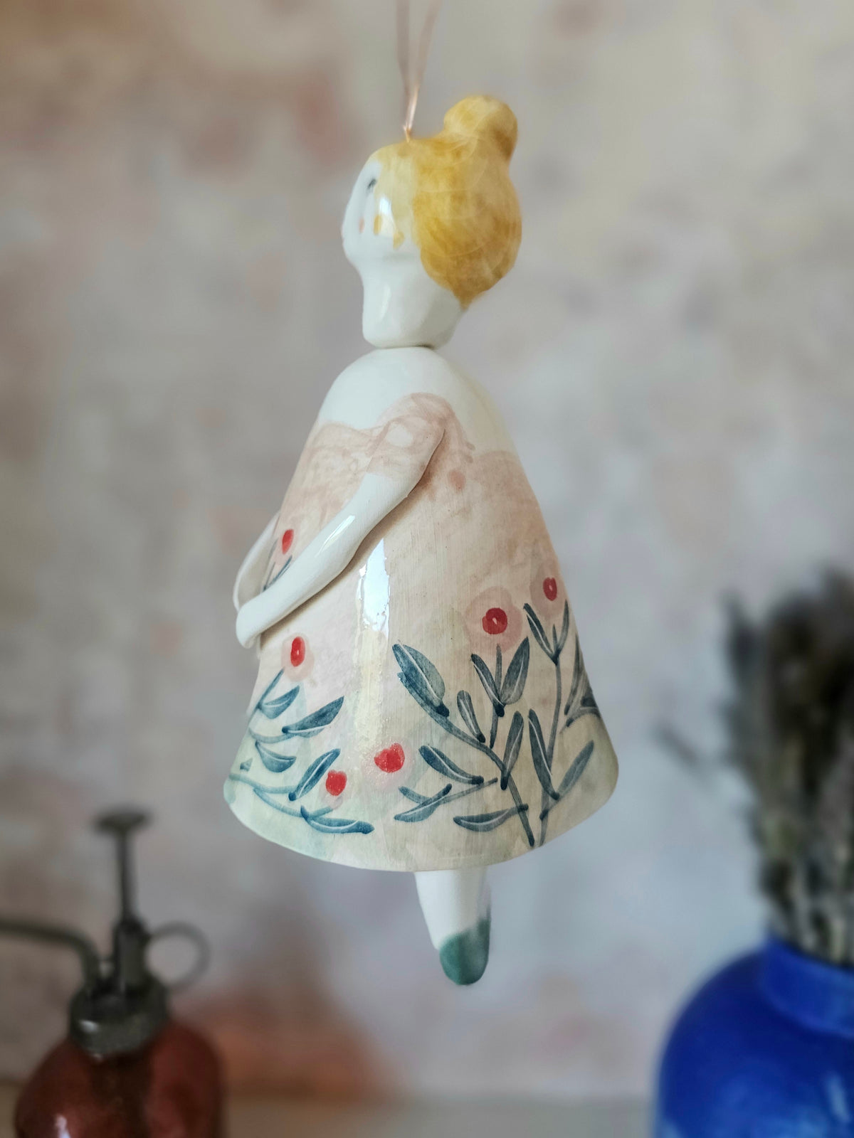 Marigold Belle the handmade ceramic bell