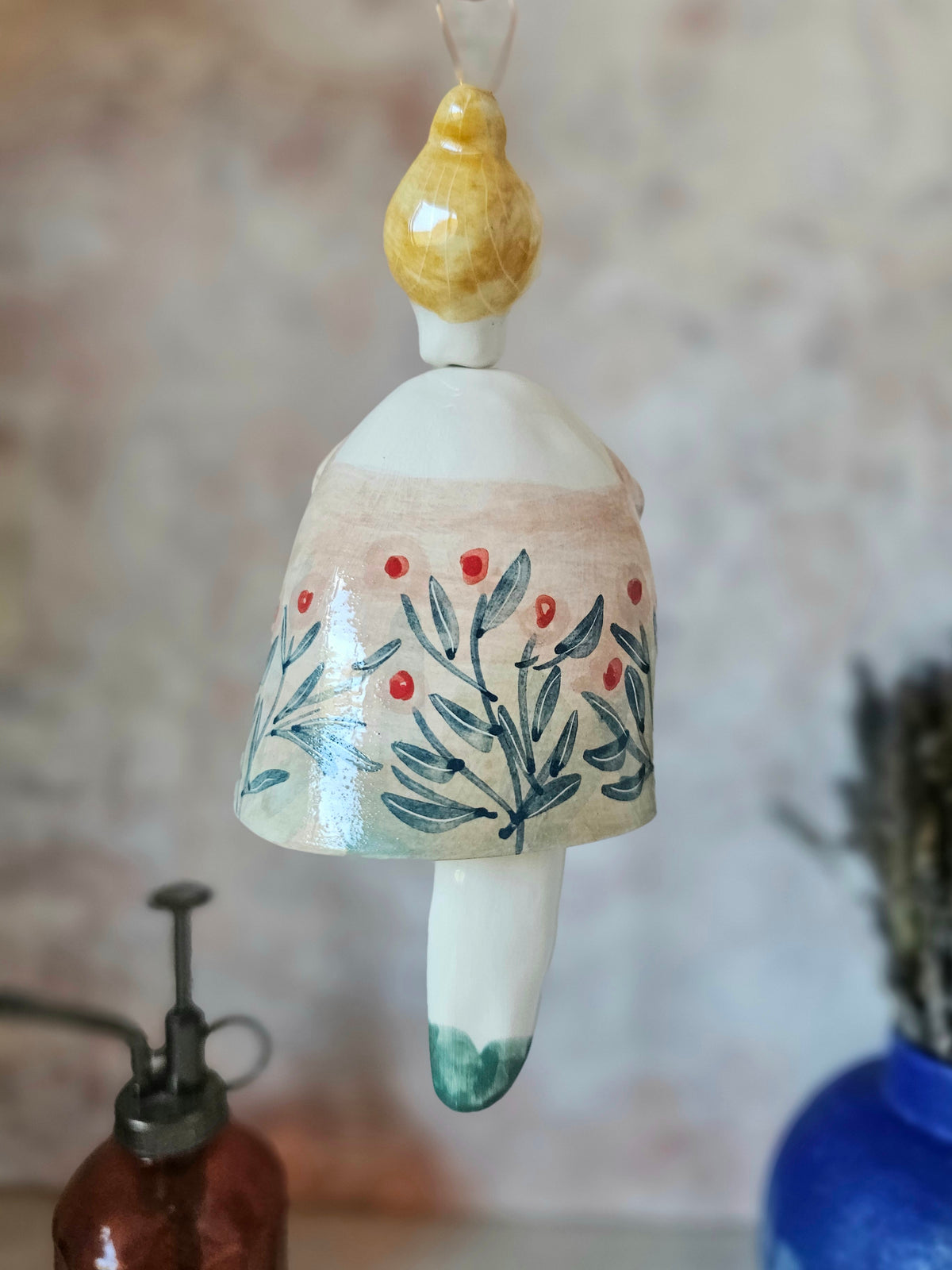 Marigold Belle the handmade ceramic bell