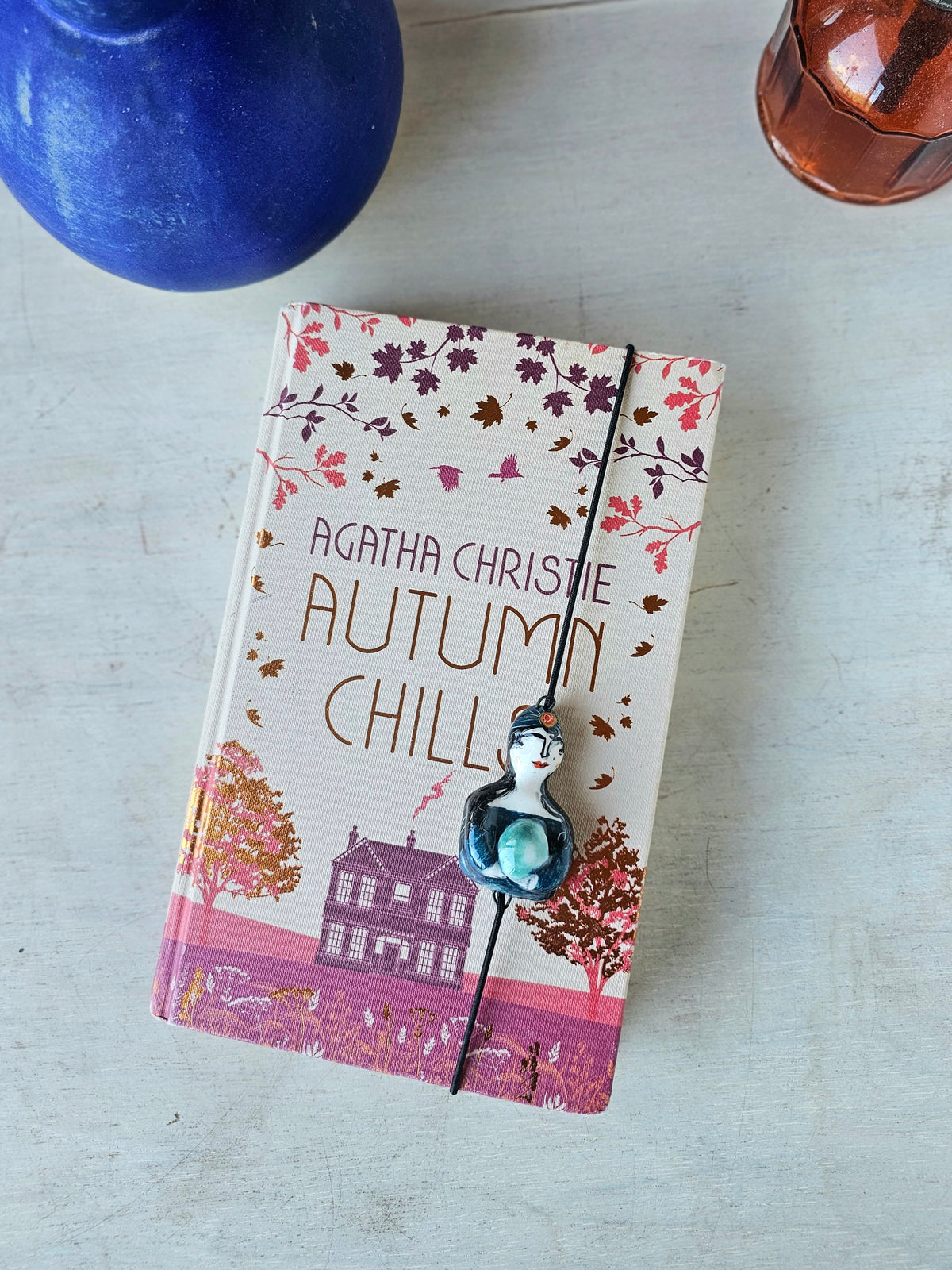 Esmerelda fortune telling handmade ceramic bookmark - made to order