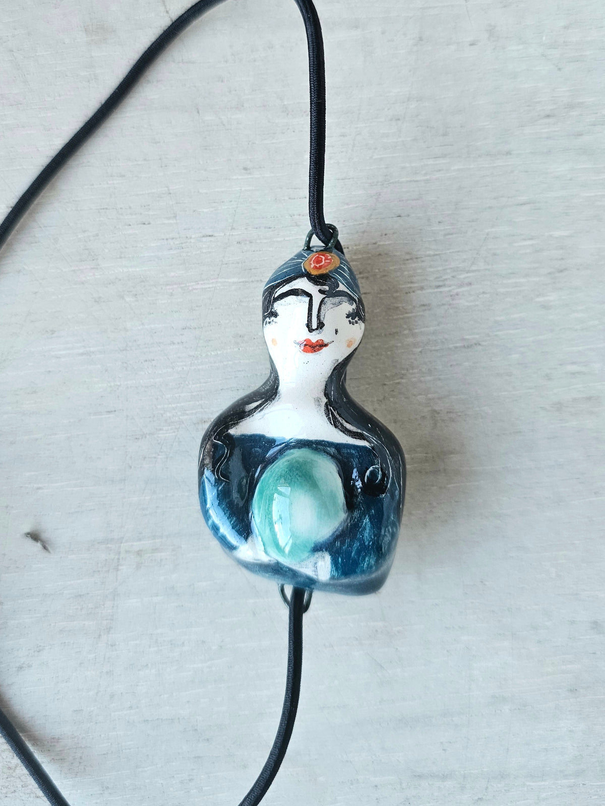 Esmerelda fortune telling handmade ceramic bookmark - made to order
