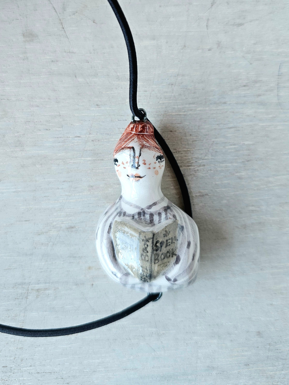 Clara witch Ceramic Handmade Book Mark