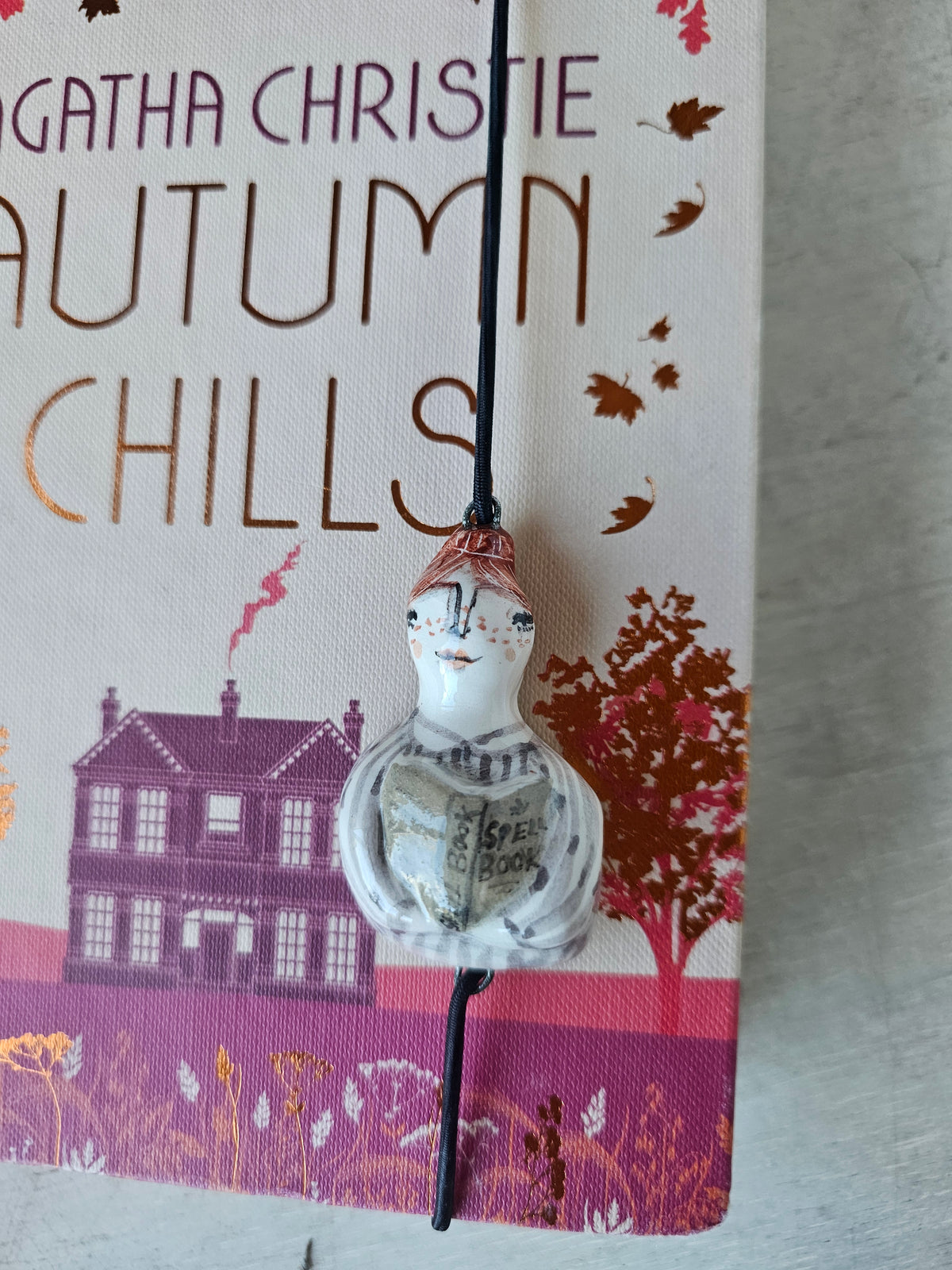 Clara witch Ceramic Handmade Book Mark