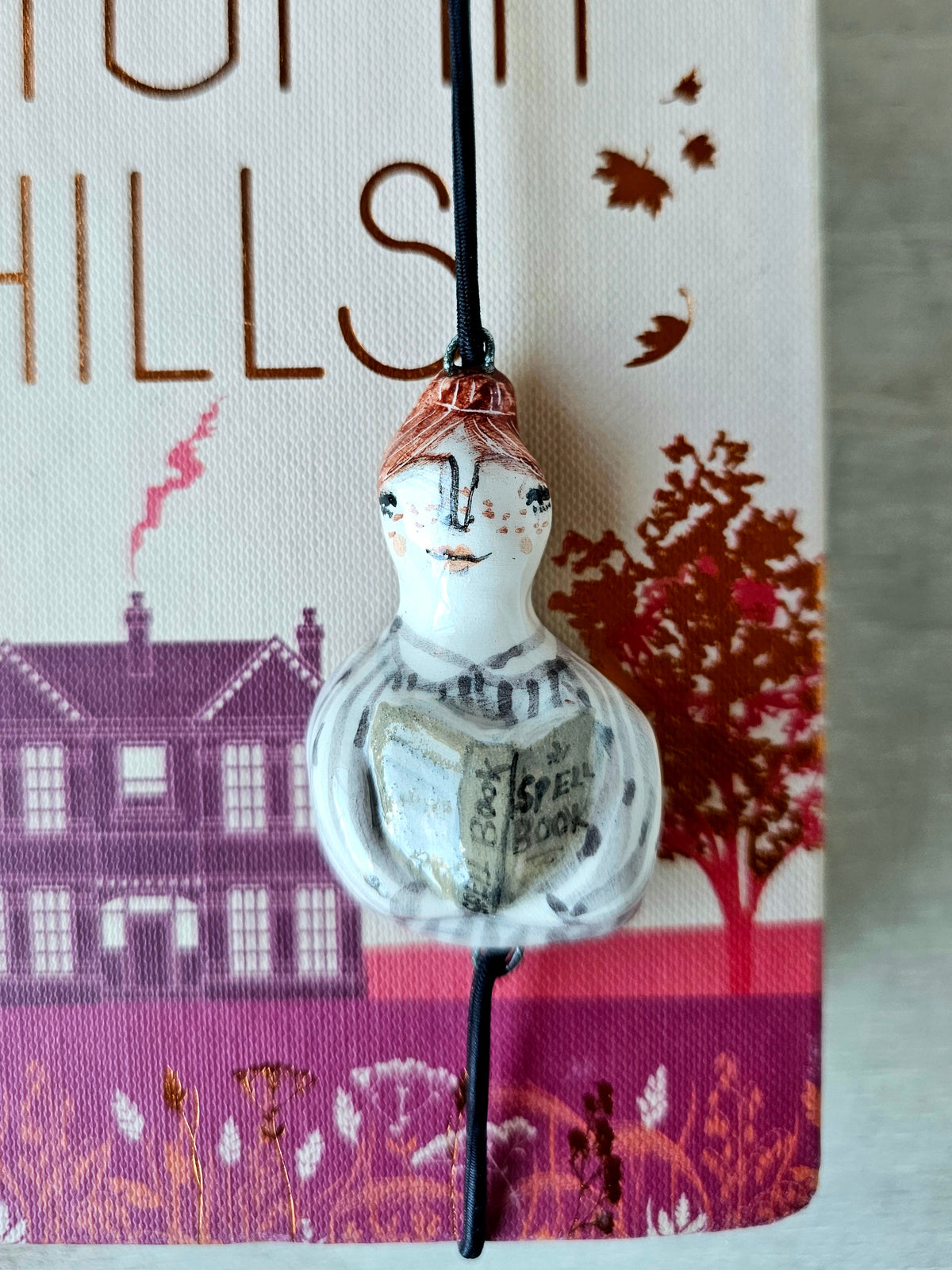 Clara witch Ceramic Handmade Book Mark