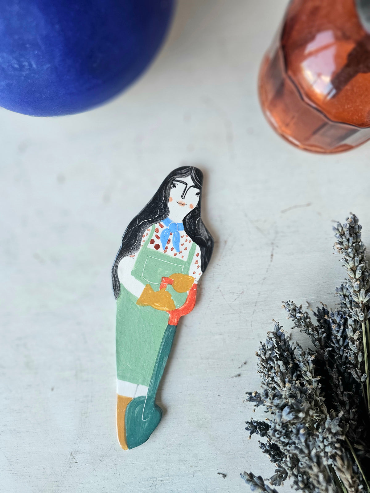 Winnie the plant friend ceramic plant marker