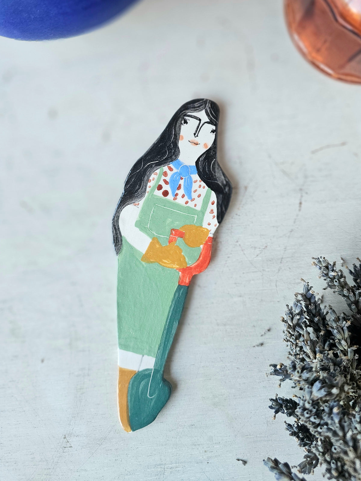 Winnie the plant friend ceramic plant marker