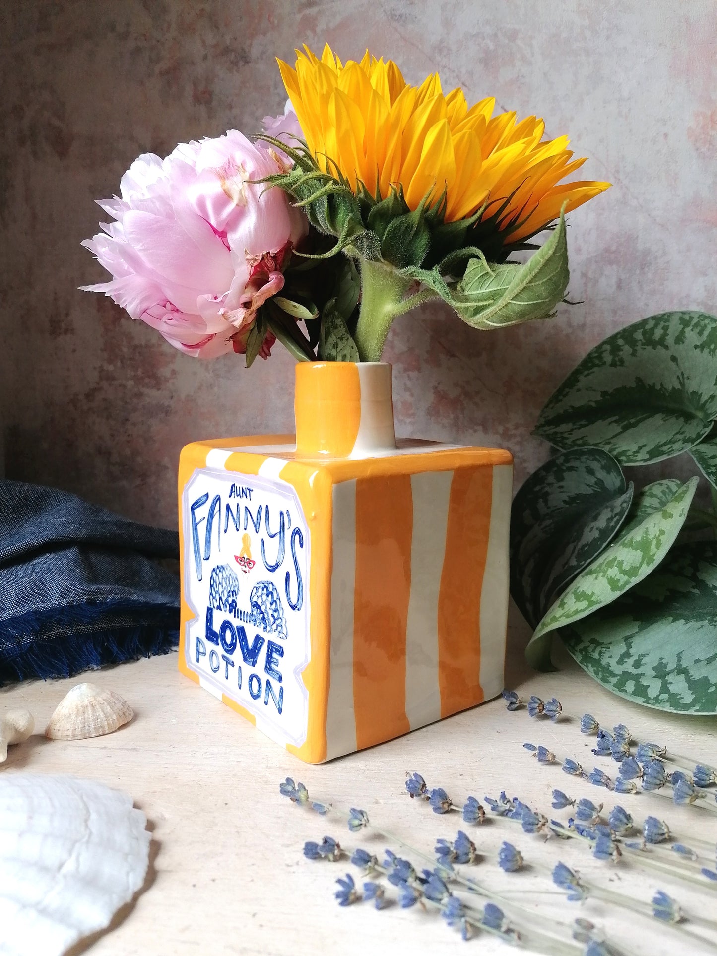 Aunt Fanny's Love Potion Bottle large Vase