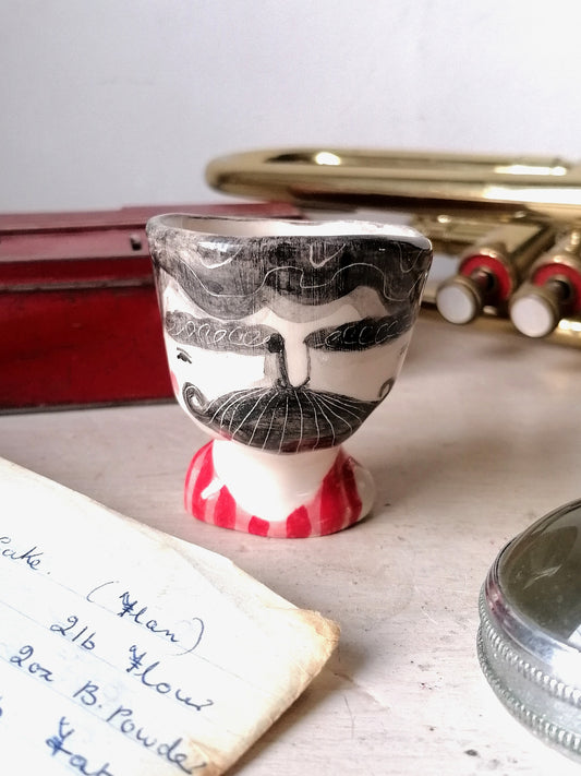 Hector the strongman ceramic egg cup