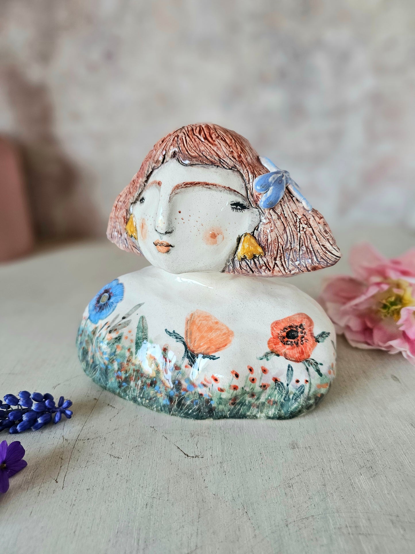 Hazel's Garden ceramic handmade sculpture