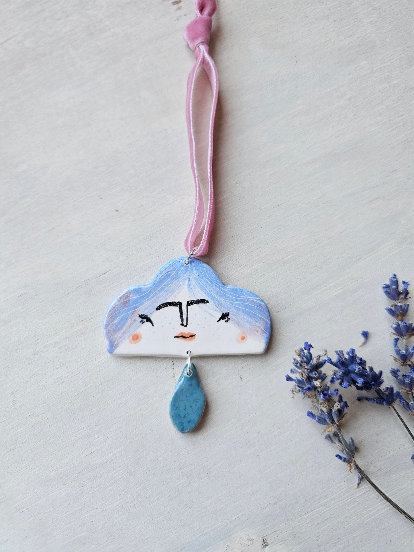 Flora the hanging ceramic dangly hanging decoration