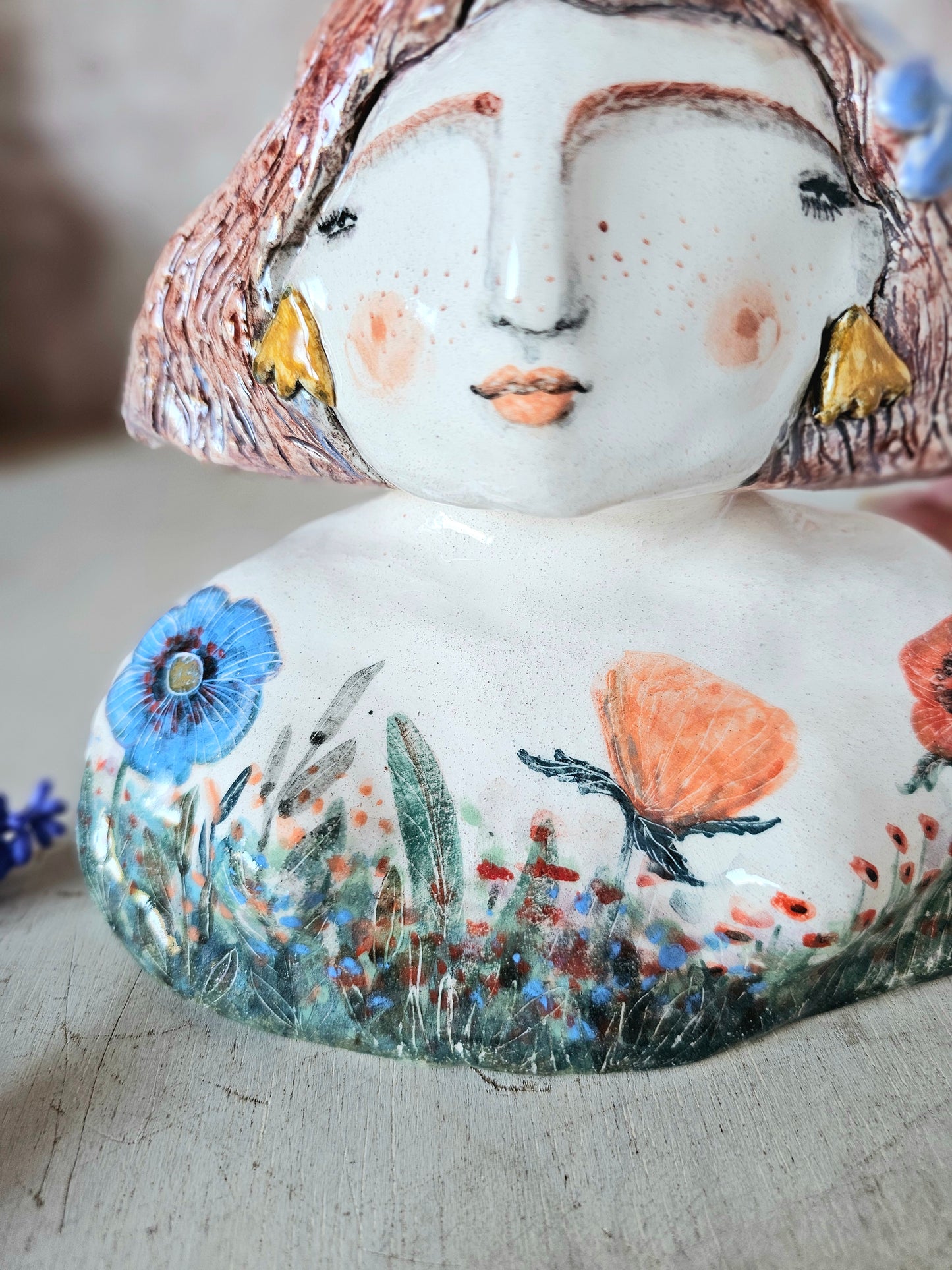 Hazel's Garden ceramic handmade sculpture
