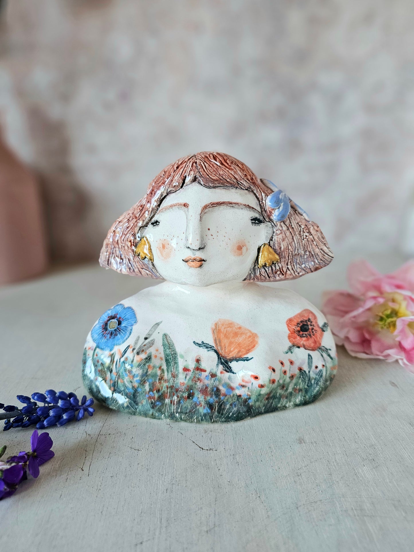 Hazel's Garden ceramic handmade sculpture