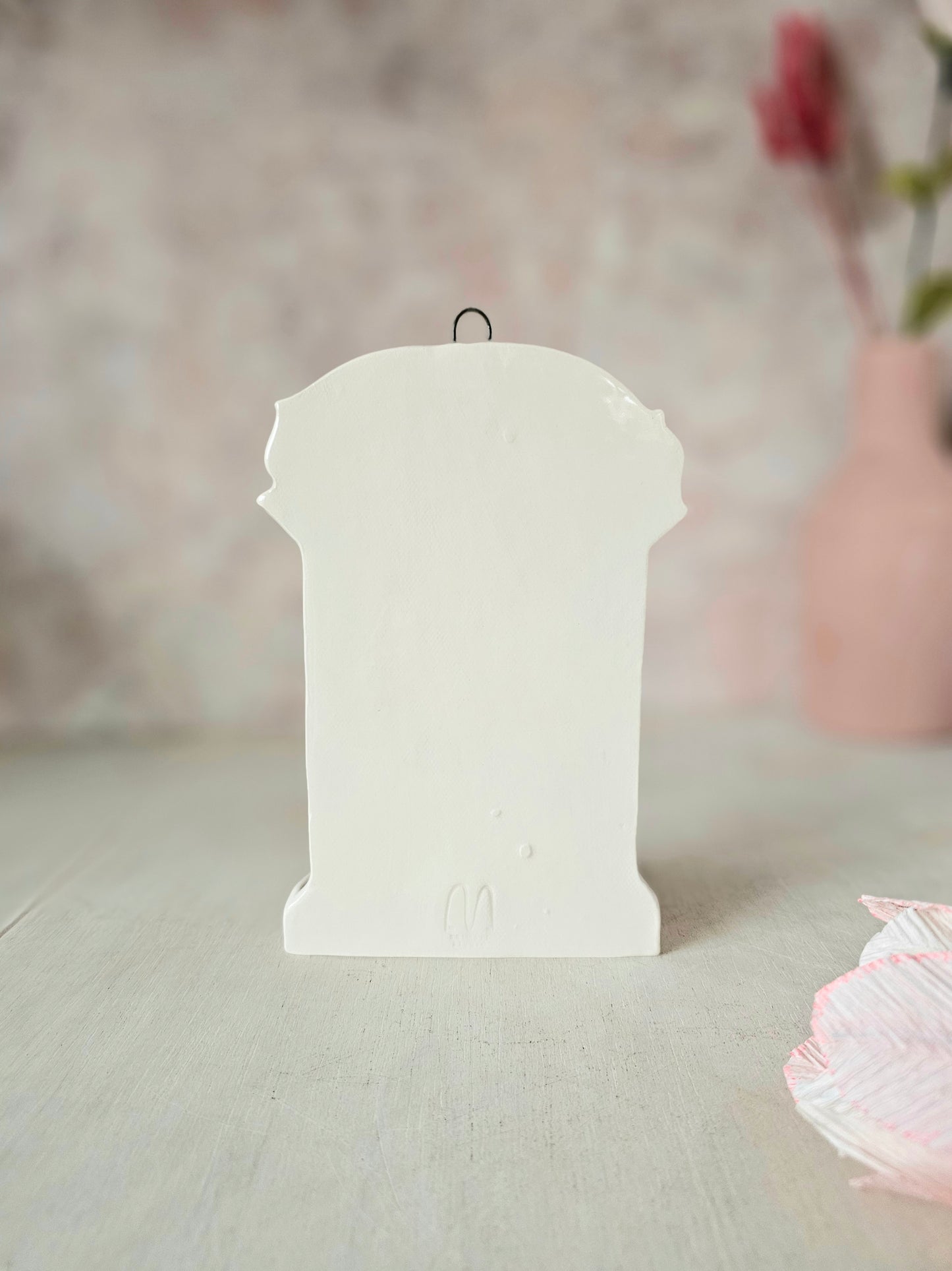 Love-O-Meter wall mount ceramic candle holder