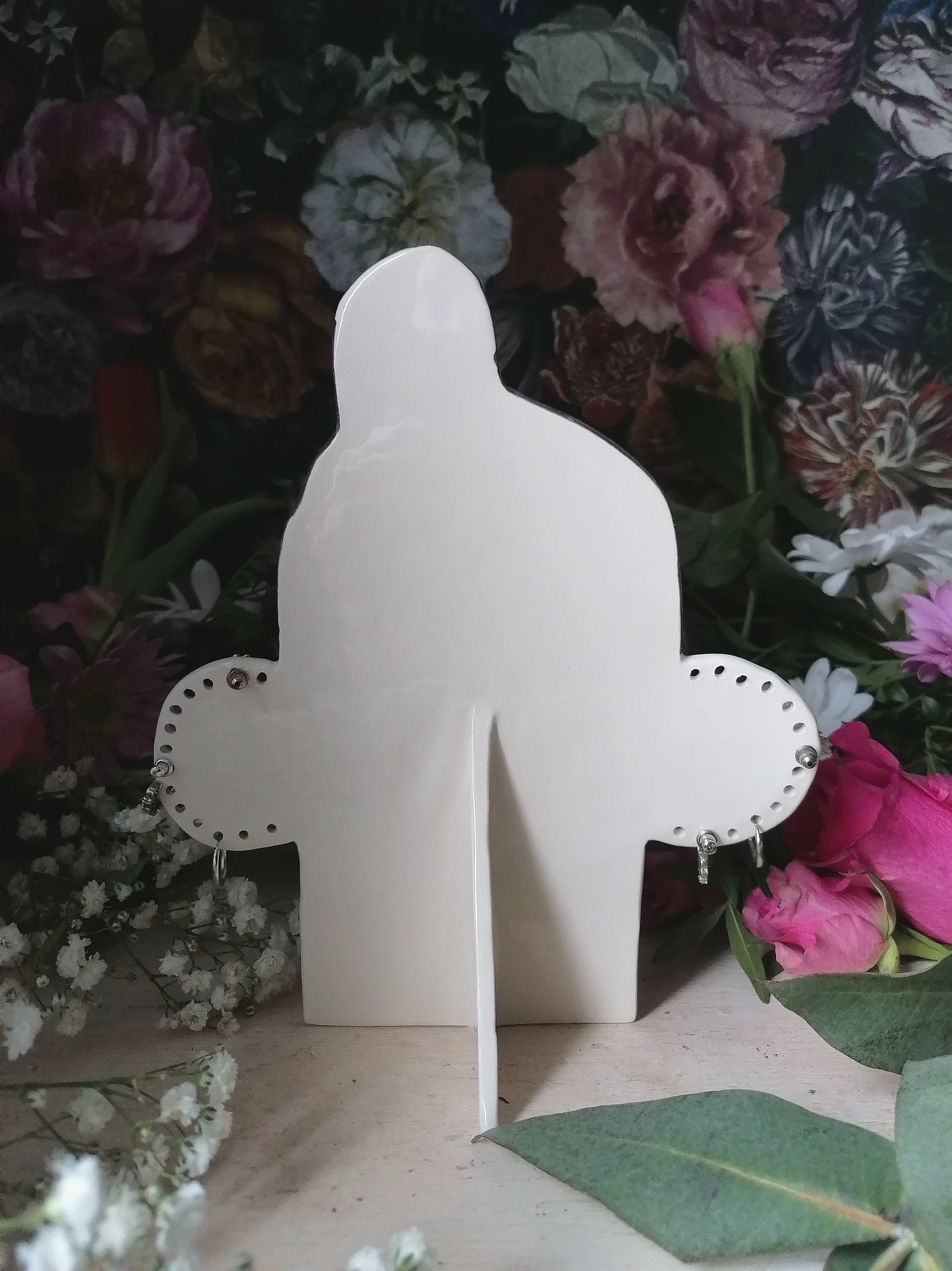 Eva the handmade ceramic Earring holder